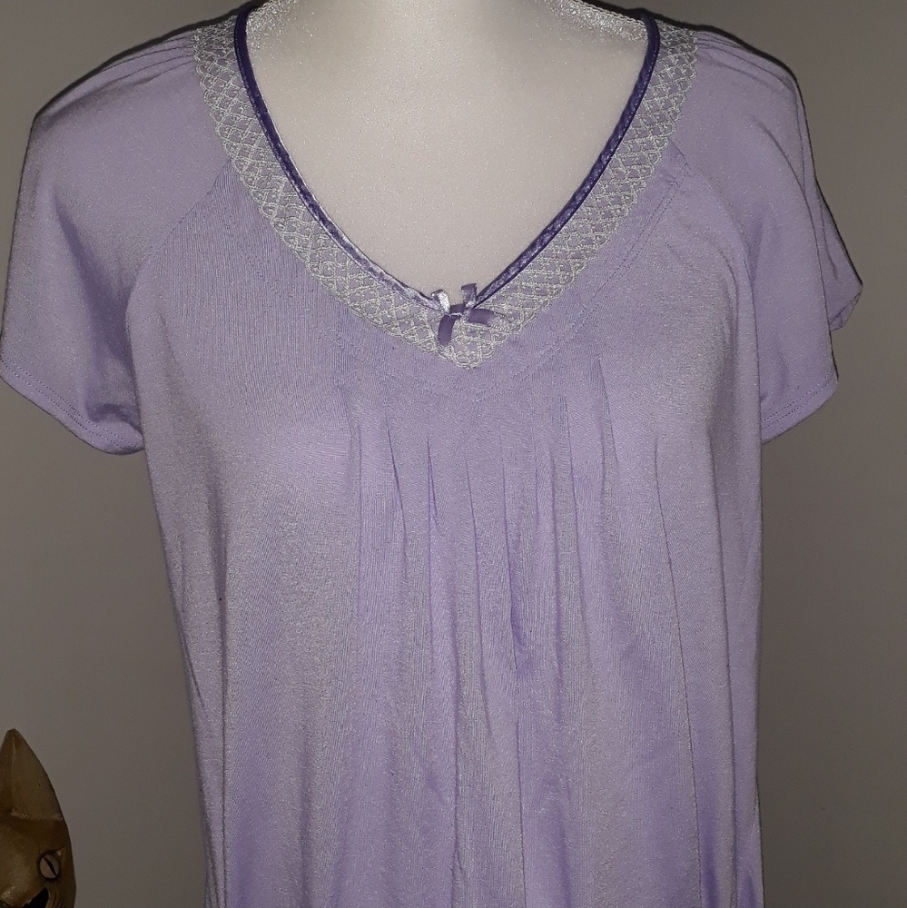 Womens small purple and flower pajamas